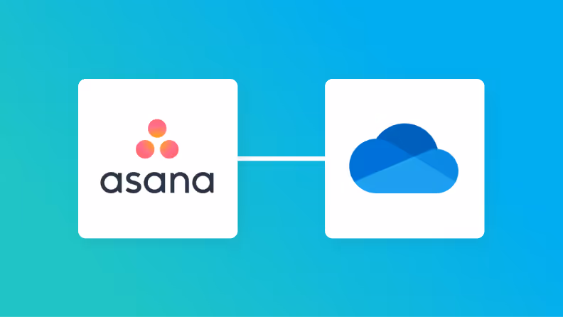 AsanaとOneDriveの連携イメージ