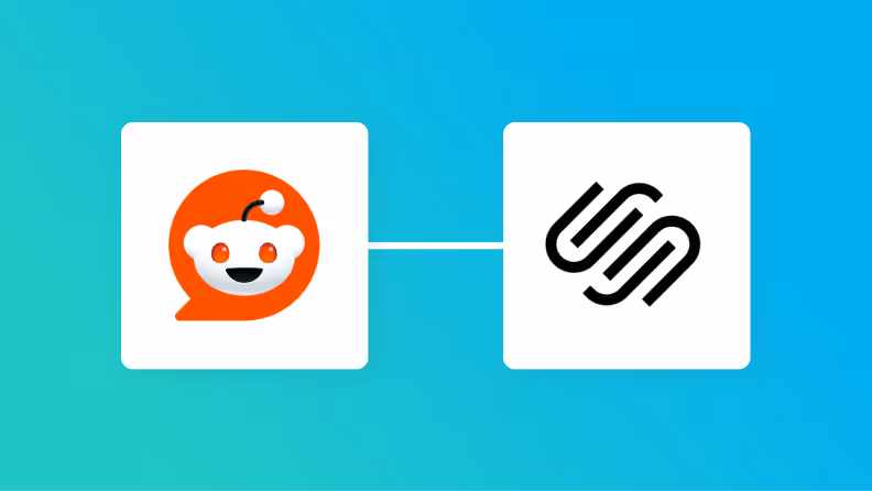 RedditとSquarespaceの連携イメージ