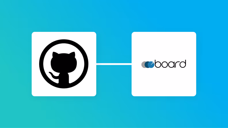 GitHubとboardの連携イメージ
