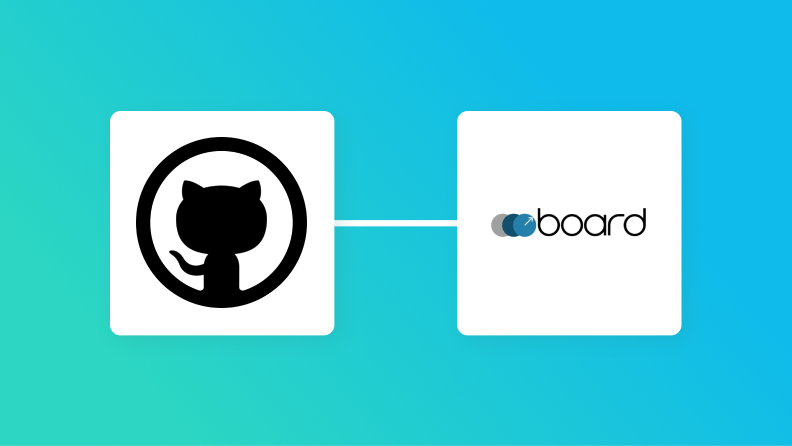 GitHubとboardの連携イメージ