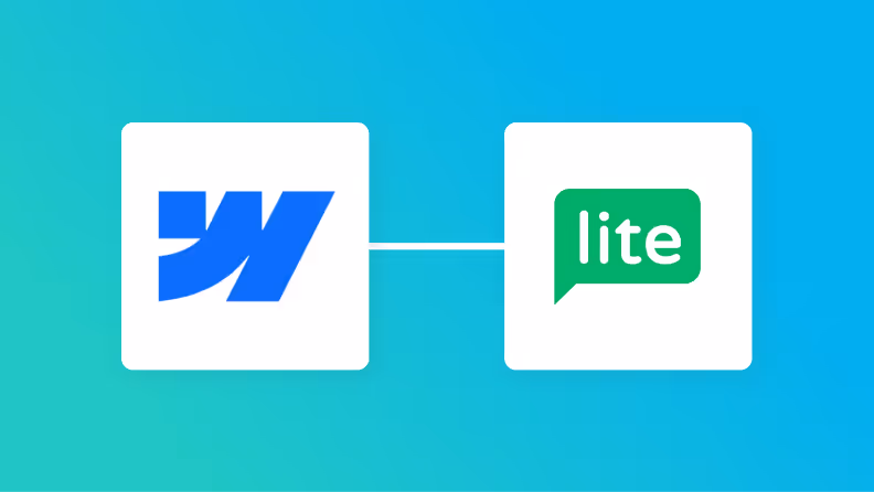 WebflowとMailerLiteの連携イメージ