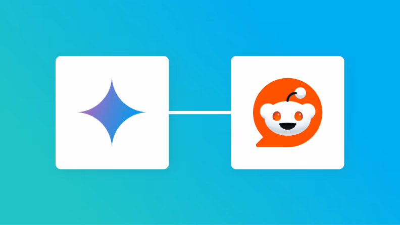 GeminiとRedditの連携イメージ