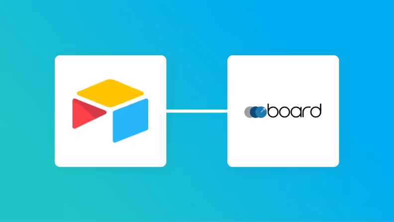 Airtableとboardの連携イメージ