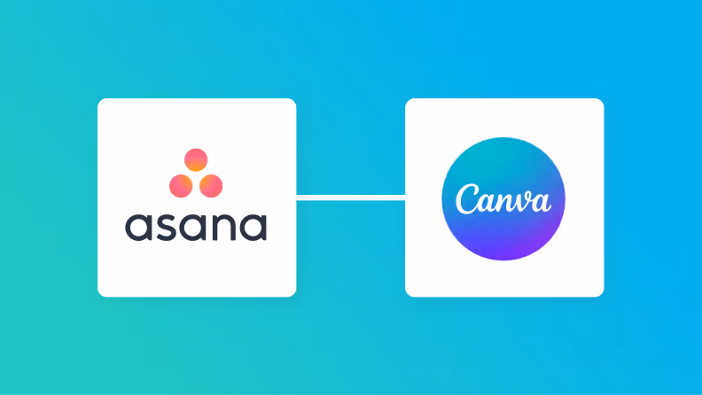 AsanaとCanvaの連携イメージ