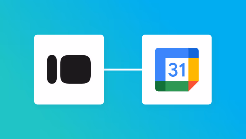TypeformとGoogleカレンダーの連携イメージ