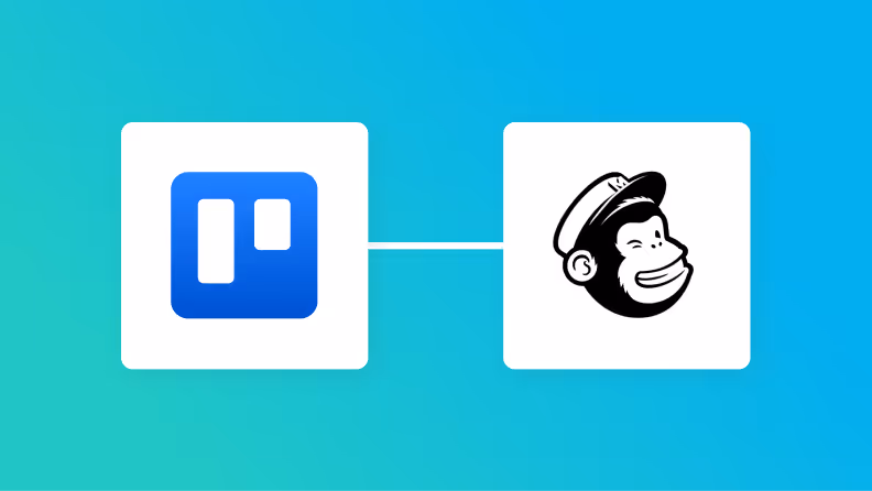 TrelloとMailchimpの連携イメージ