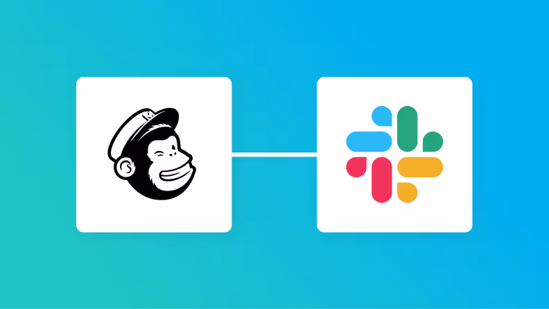 MailchimpとSlackの連携イメージ