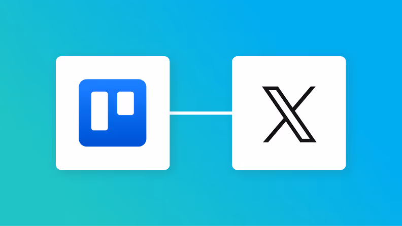 TrelloとX(Twitter)の連携イメージ