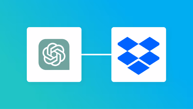 ChatGPTとDropboxの連携イメージ