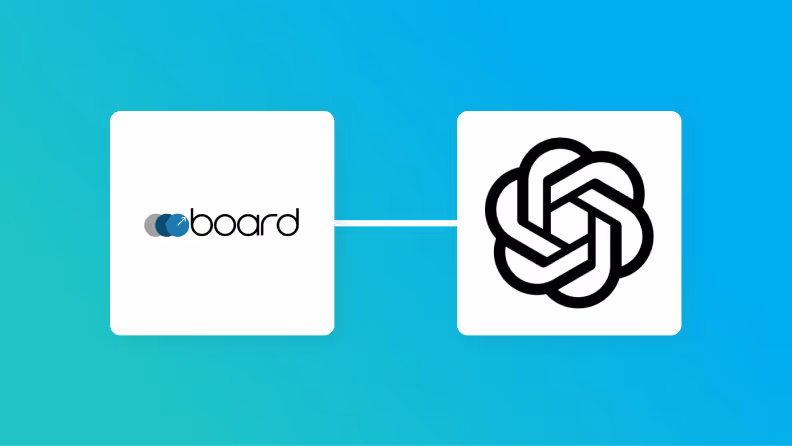 boardとOpenAIの連携イメージ