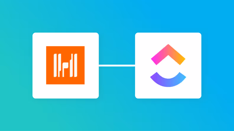 HarvestとClickUpの連携イメージ