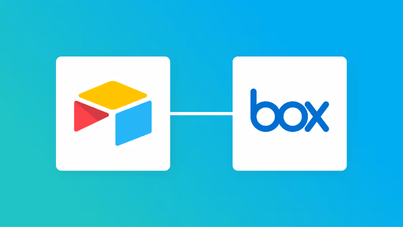AirtableとBoxの連携イメージ