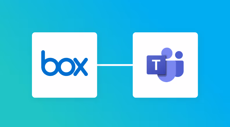 BoxとMicrosoft Teamsの連携イメージ