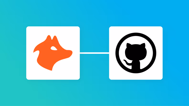 HunterとGithubの連携イメージ