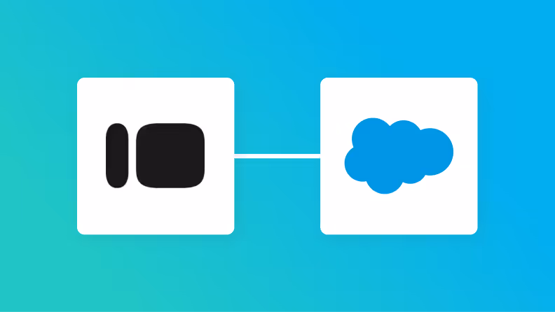 TypeformとSalesforceの連携イメージ