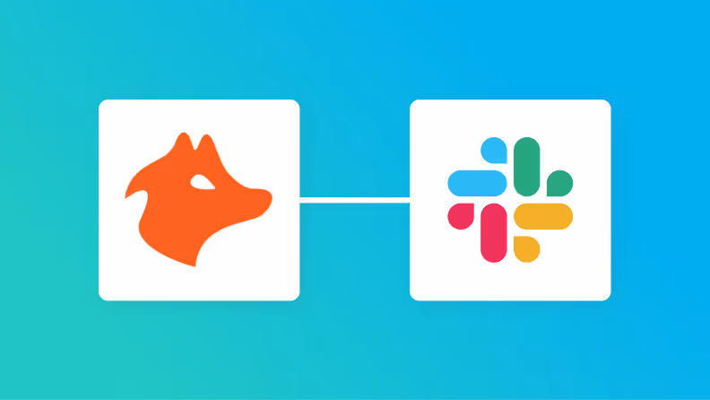 HunterとSlackの連携イメージ