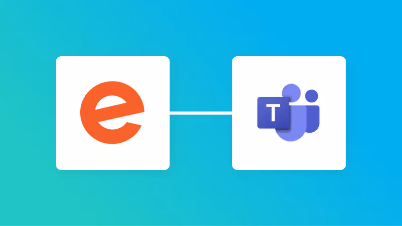 EventbriteとMicrosoft Teamsの連携イメージ