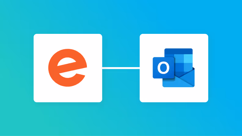 EventbriteとOutlookの連携イメージ