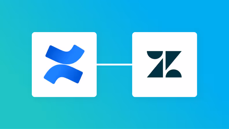 ConfluenceとZendeskの連携イメージ