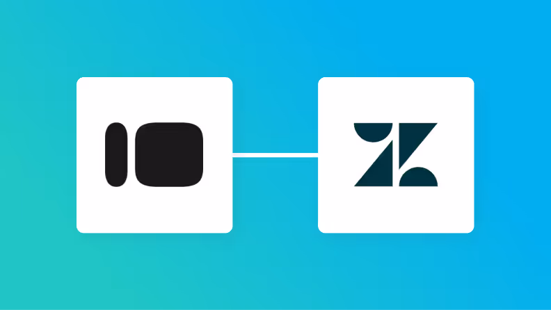 TypeformとZendeskの連携イメージ