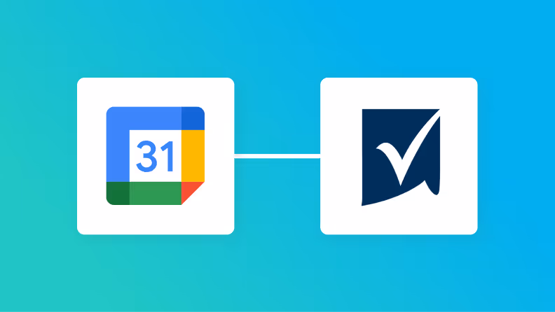 GoogleカレンダーとSmartsheetの連携イメージ