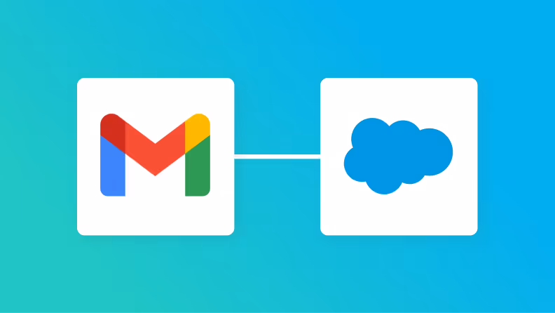 GmailとSalesforceの連携イメージ