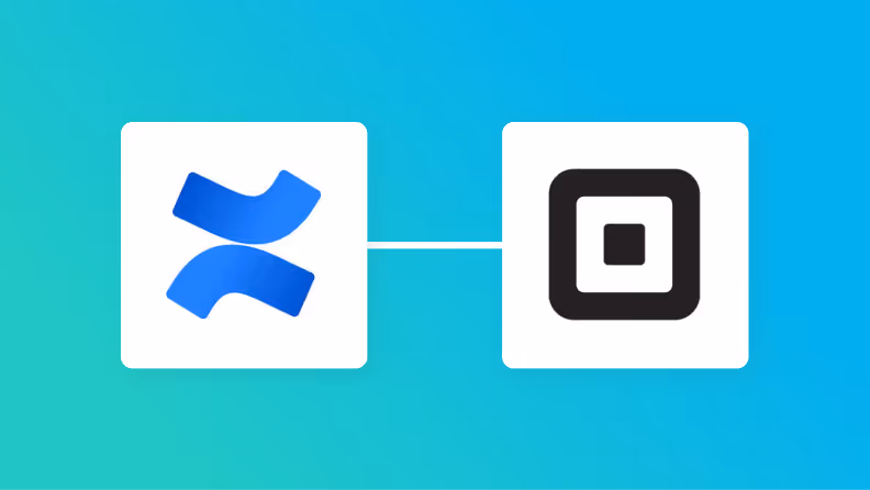 ConfluenceとSquareの連携イメージ