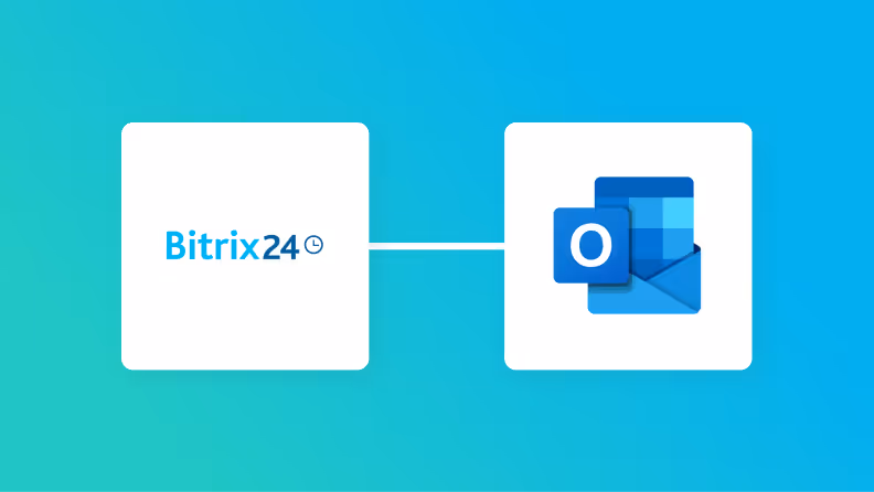 Bitrix24とOutlookの連携イメージ