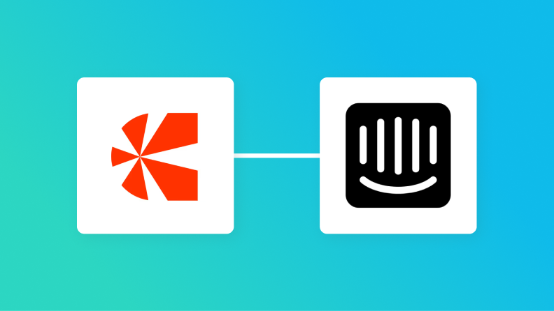 ChargebeeとIntercomの連携イメージ