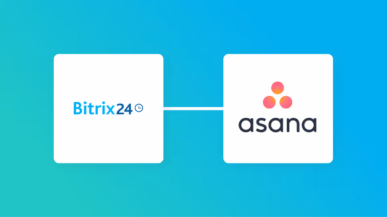 Bitrix24とAsanaの連携イメージ