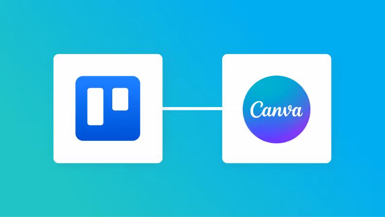 TrelloとCanvaの連携イメージ