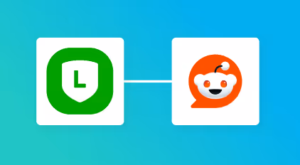 LINE公式アカウントとRedditの連携イメージ