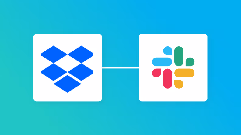 DropboxとSlackの連携イメージ
