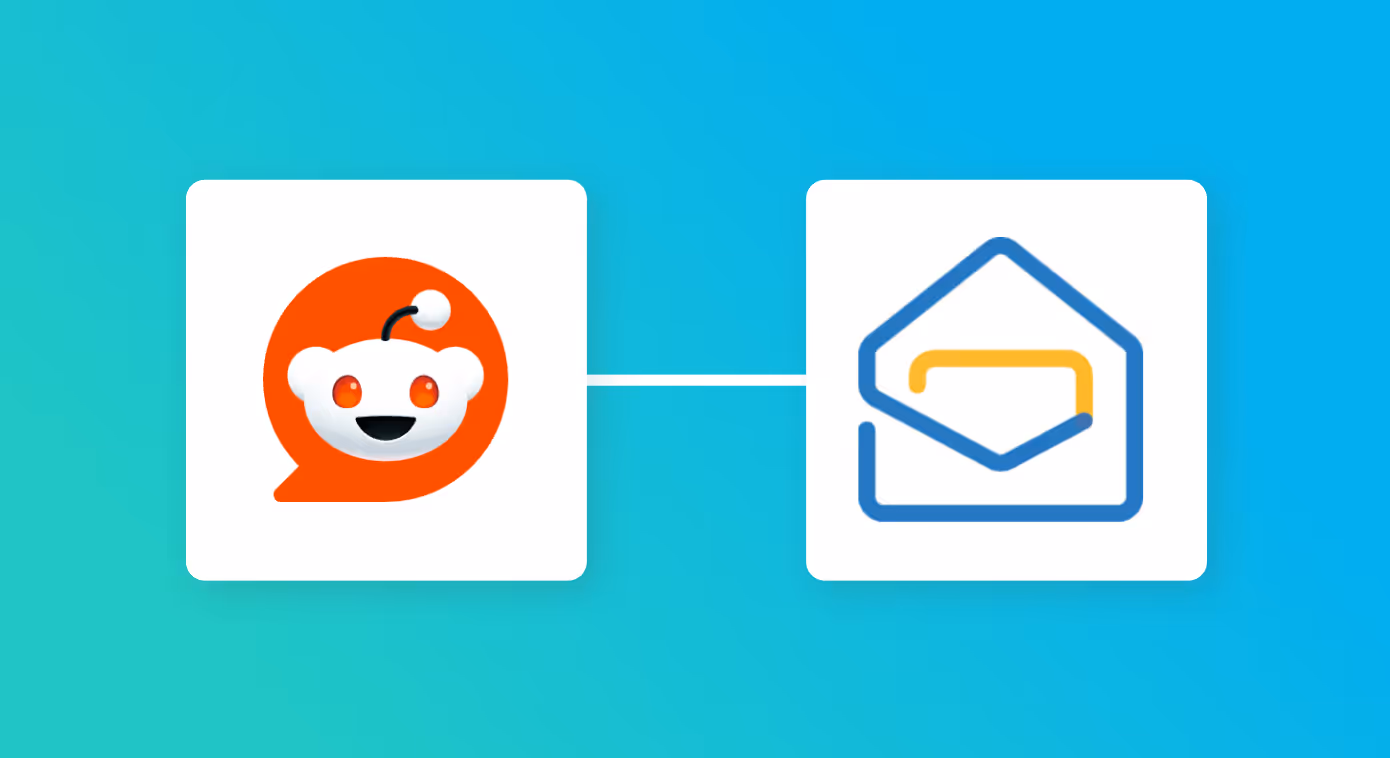 RedditとZoho Mailの連携イメージ