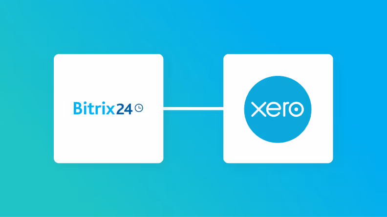 Bitrix24とXeroの連携イメージ