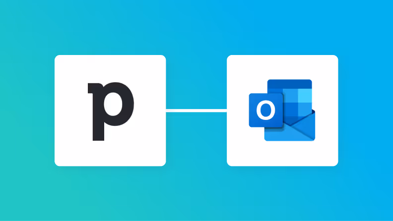 PipedriveとOutlookの連携イメージ