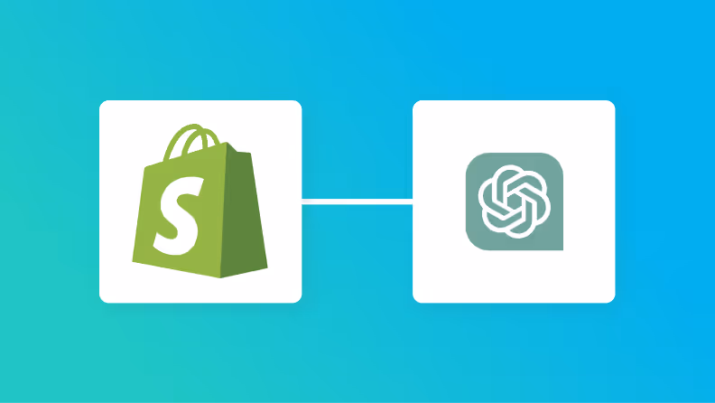 ShopifyとChatGPTの連携イメージ