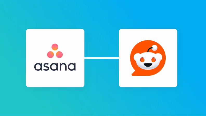 AsanaとRedditの連携イメージ