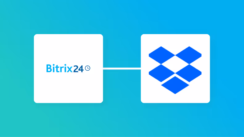 Bitrix24とDropboxの連携イメージ