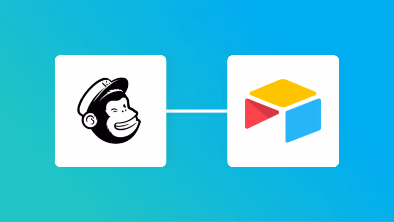 MailchimpとAirtableの連携イメージ