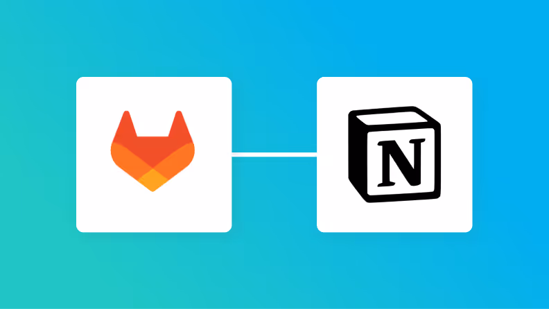 GitLabとNotionの連携イメージ