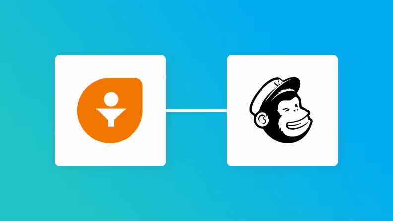 FreshsalesとMailchimpの連携イメージ