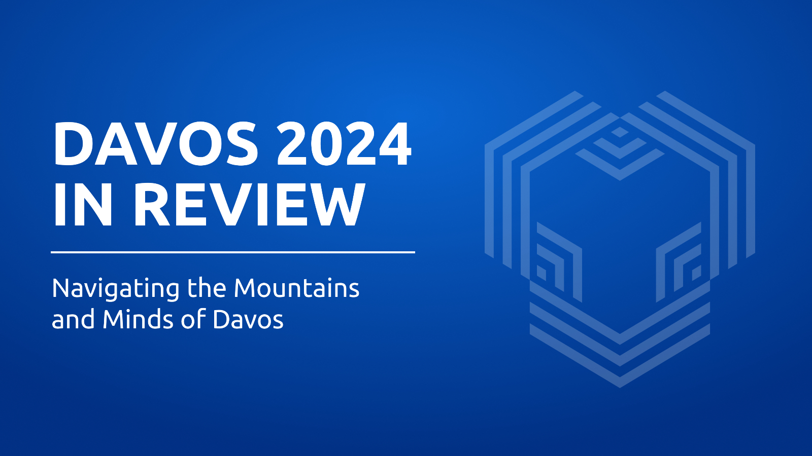 A picture of Davos
