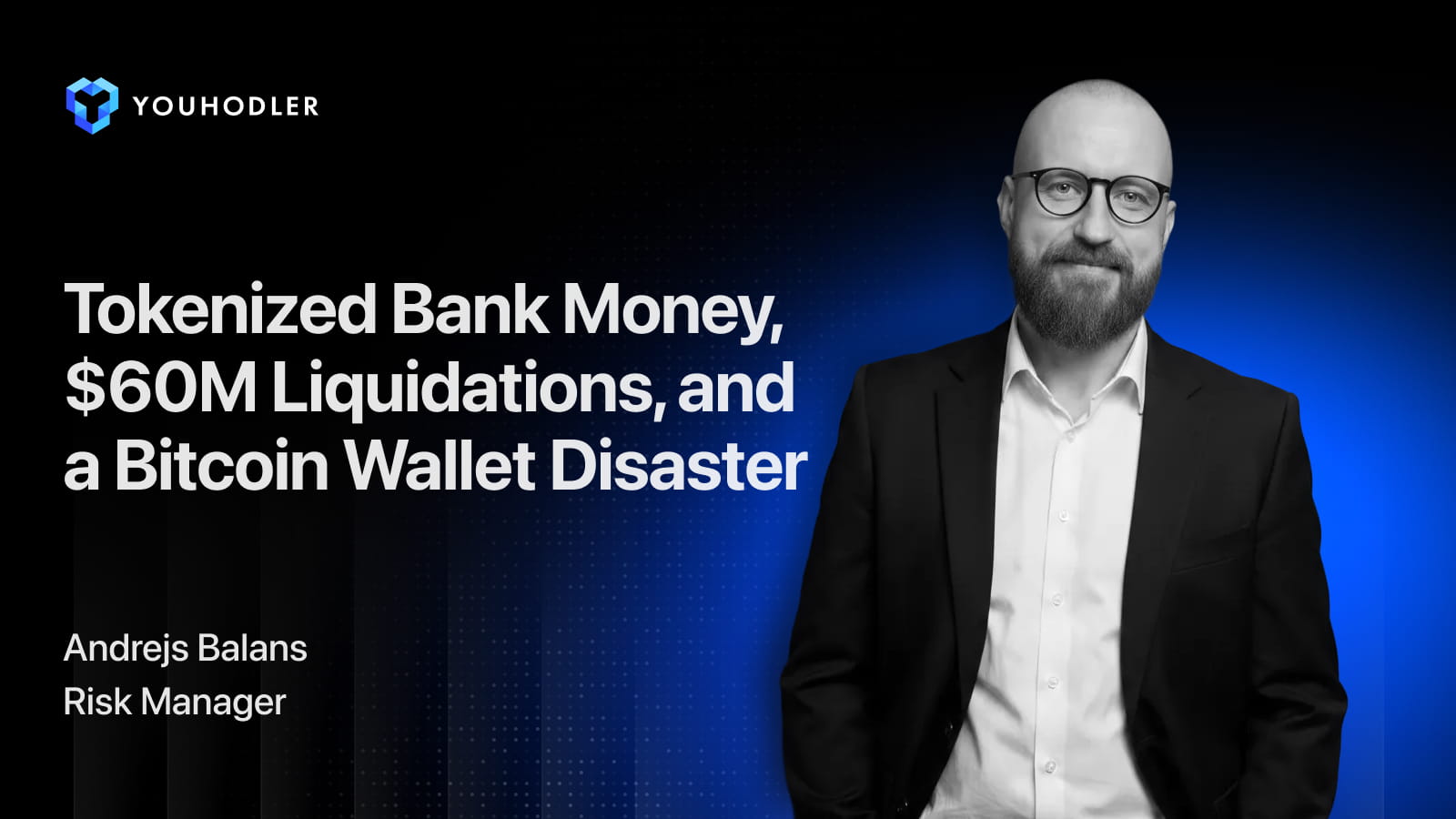 Tokenized Bank Money, $60M Liquidations, and a Bitcoin Wallet Disaster