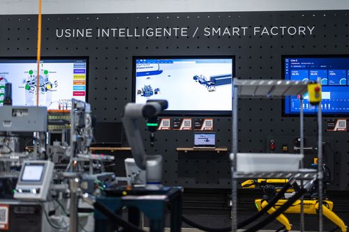 Le robot agile Spot en démonstration à l'usine intelligente par Deloitte @ Montréal