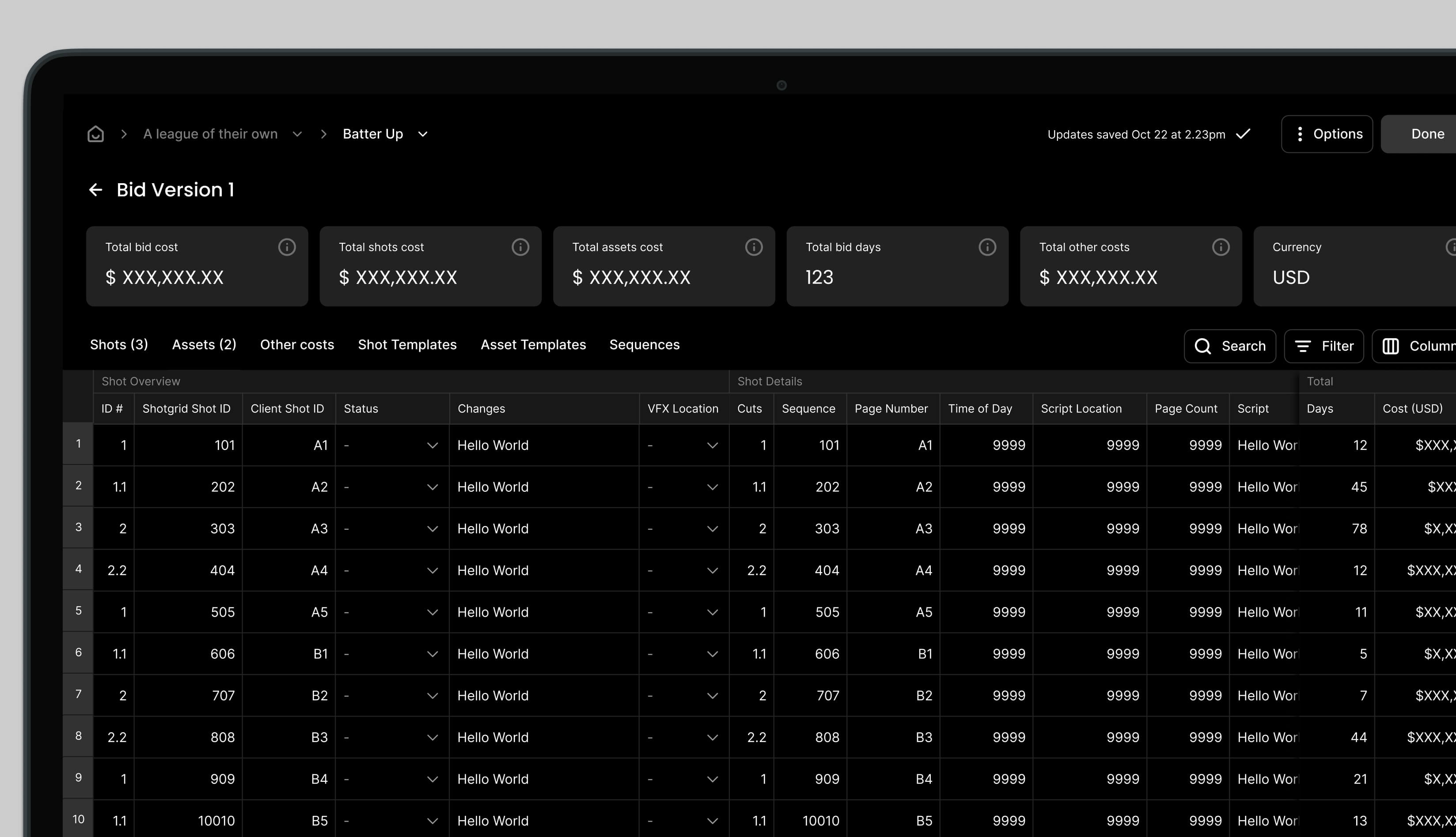 VFX of a movie with an astronaut