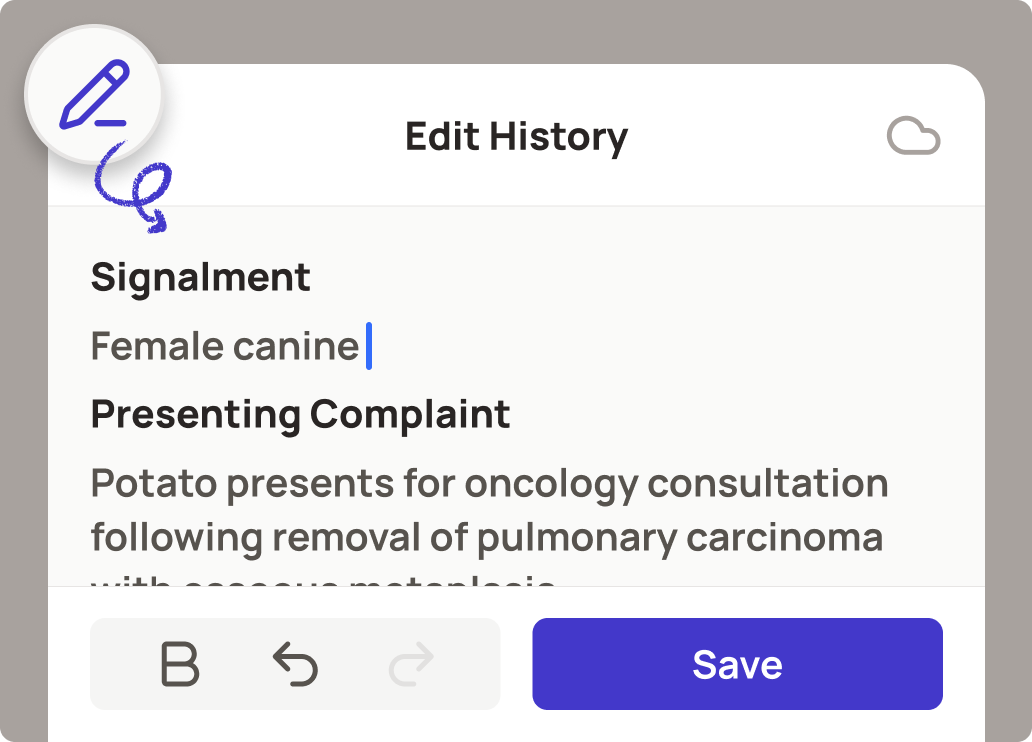 Mobile editing notes