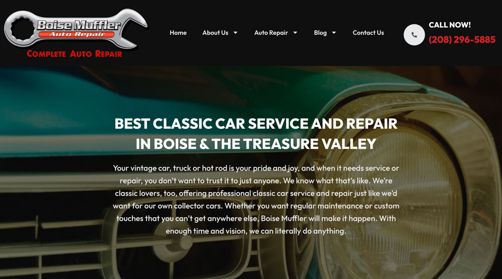 Small business website client case study #4