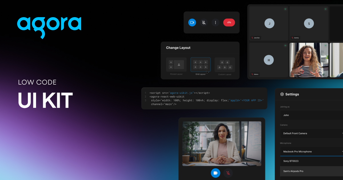 Agora rolls out customizable UIKit frameworks for real-time video