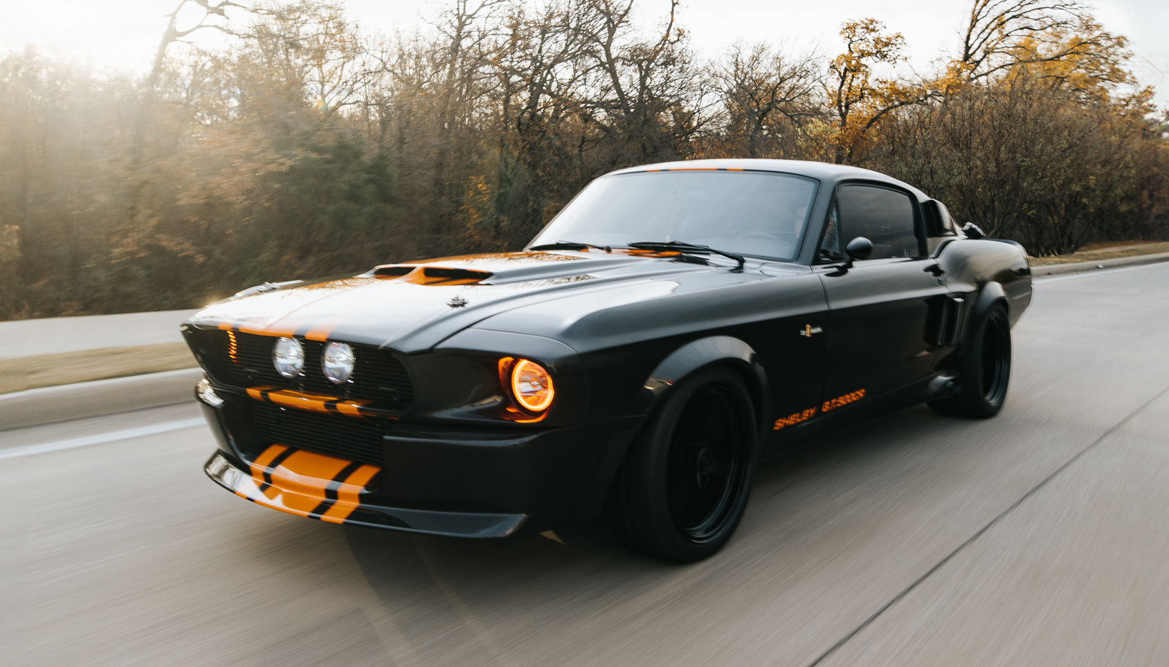 GT500CR Carbon Fiber Shelby Mustang Accelerating